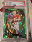 2024 Panini Select Club Drake Maye Neon Green Shock Rookie #218 /499 PSA 10