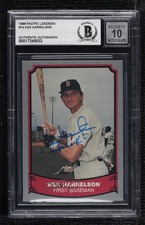 BAS 1988 Pacific Baseball Legends Ken Harrelson #14 BGS Authentic Auto 0q3