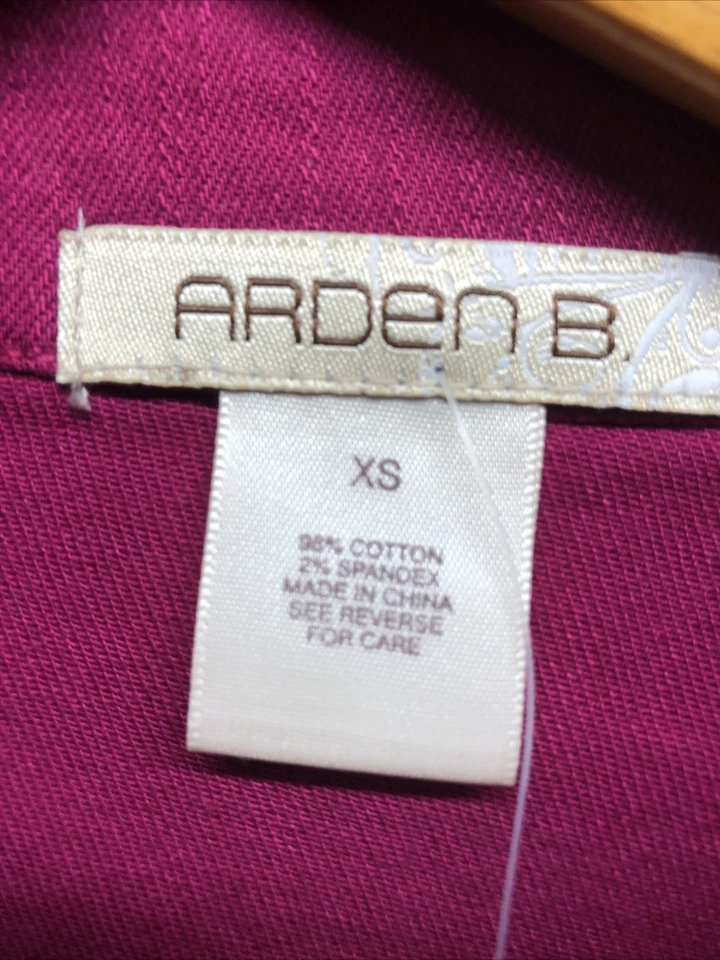 Chaqueta Arden B Talla XS Rosa Abotonada Ajustada Motocicleta Nueva con Etiquetas Foto 3 de 4