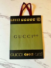 GUCCI 100 YEAR LIMITED EDITION SHOPPING GIFT BAG TOTE 14"x 10"x 5.5" AUTHENTIC