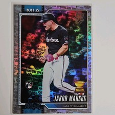Topps 2026 Opening Day Jakob Marsee Rookie RC #37 Miami Marlins Baseball Card