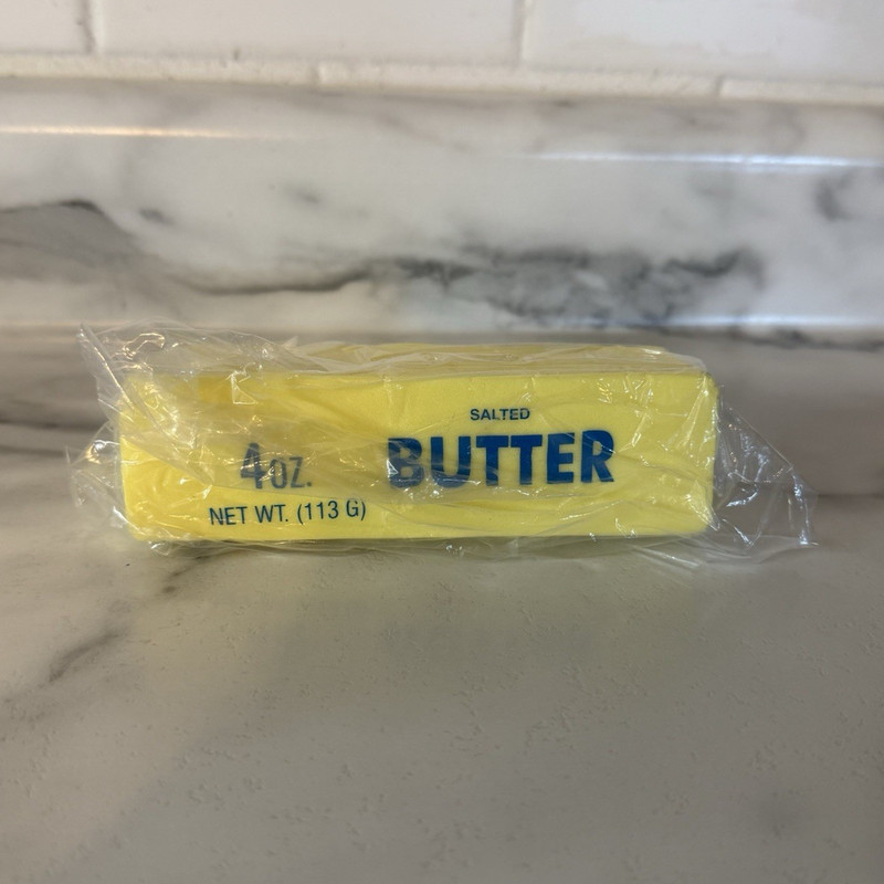 New Yellow Butter Stick Squeeze Squishy Slow Rising Fidget