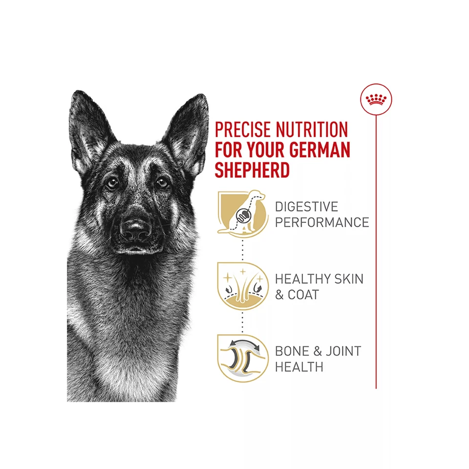 Royal Canin Breed Health Nutrition German Shepherd Adult Dry Dog Food, 30 lb Bag - Image 3 of 4