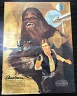 VTG 1977 Star Wars Poster Chewbacca Coca Cola Burger Chef 18 x 24