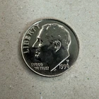 New Listing1996-W Roosevelt 10C - BU/Brilliant Uncirculated w/ COA