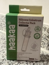 Haakaa Colostrum Collector Kit 5 Tubes Cloth Wipe  Storage Case READ