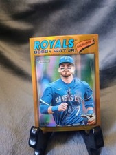 2026 Bobby Witt Jr Topps heritage gold refractor 48/50