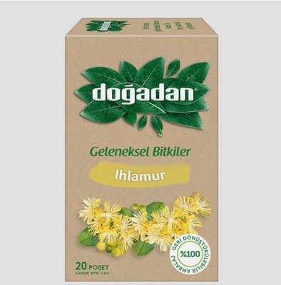Dogadan Minze Linden Kräutertee - Pfefferminz- und Linde 30g (20 Beutel)