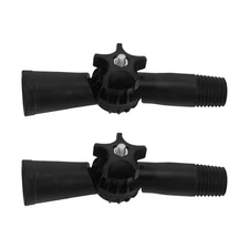 2 Pcs Extension Pole Angle Adapter Hardware Broom Replacement Joint