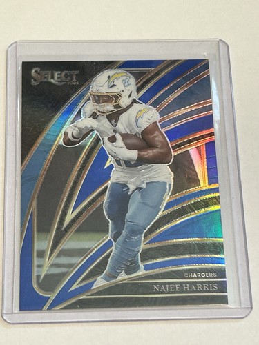 2025 Panini Select - Club Level Najee Harris #203 Blue /99 #chargers