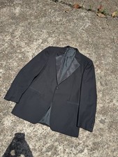 Lux CORNELIANI Black WOOL TUXEDO Smoking Blazer Jacket 40 US 50 EU