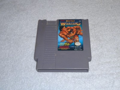 Tecmo World Wrestling Game Cartridge (1990, NES) Tested & Works video game! 0099
