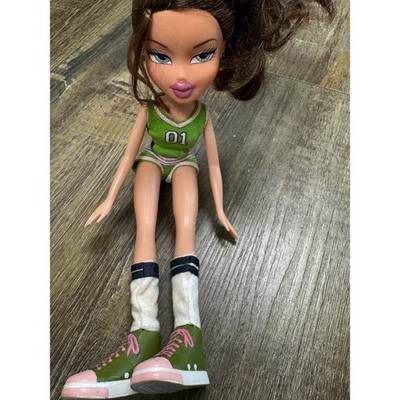 Bratz Play Sportz Basketball Yasmin Doll 2001 MGA Green Athletic Outfit 10 inch