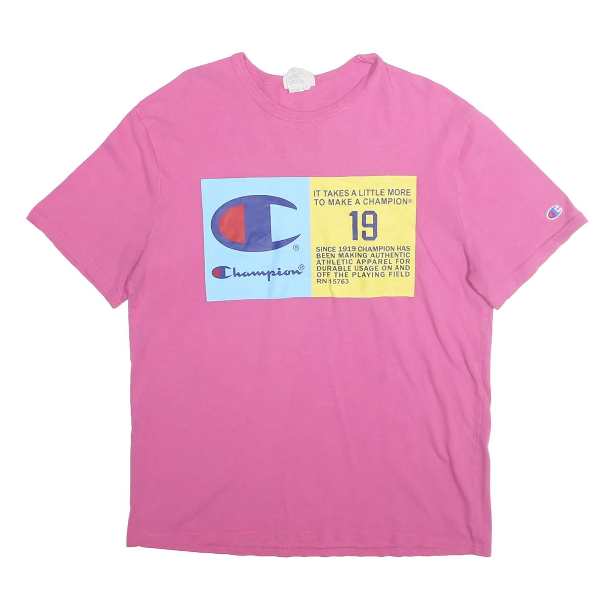 T-shirt a maniche corte rosa da uomo Doppelganger, Primavera/Estate 2026