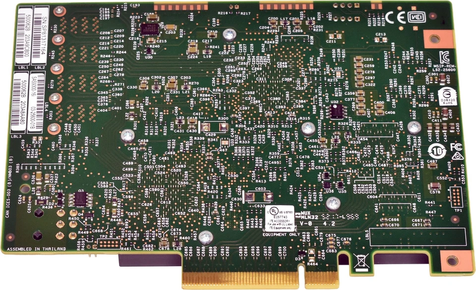 LSI SAS9300-16i 12G HBA PCIe 3.0 x8 Controller mit 4x Kabel ohne Bracket FP - Bild 3 von 4