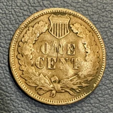 1908 Indian Head Cent With Mystery counter-stamp - Unknown Origins Stamp
