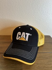 New Caterpillar CAT Strapback Cap Trucker Mesh D3
