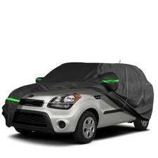 Car Cover,Sun Rain UV Dust Snow Protection Outdoor for Kia Soul 2009-2025 Black
