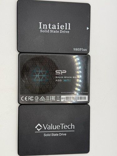 1 x 512GB SSD 2,5 SATA Solid State Drive Budget Marke Top Zustand 100% Perf