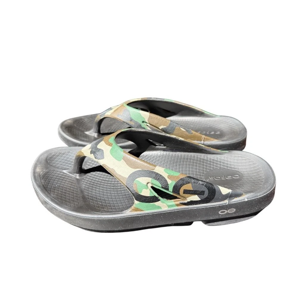 OOFOS OOriginal Camo Recovery Slide Sandal Men Size 10