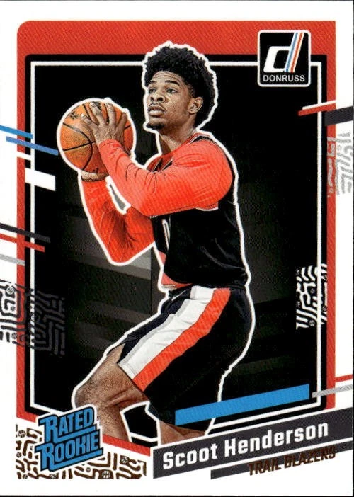 2023-24 Donruss Scoot Henderson #250 Portland Trail Blazers 22E
