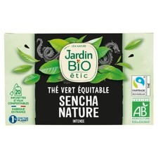 *Lot de 4* Infusion Jardin Bio Thé vert Sencha nature