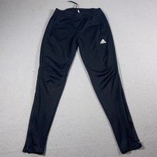 Adidas Tiro Soccer Pants Women S Black Athletic Training Ankle Zip Stretch