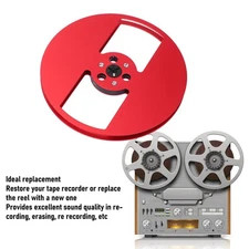 1/4 7 Inch Empty Tape Reel Aluminum Alloy Open Reel Sound Tape Empty Reel with