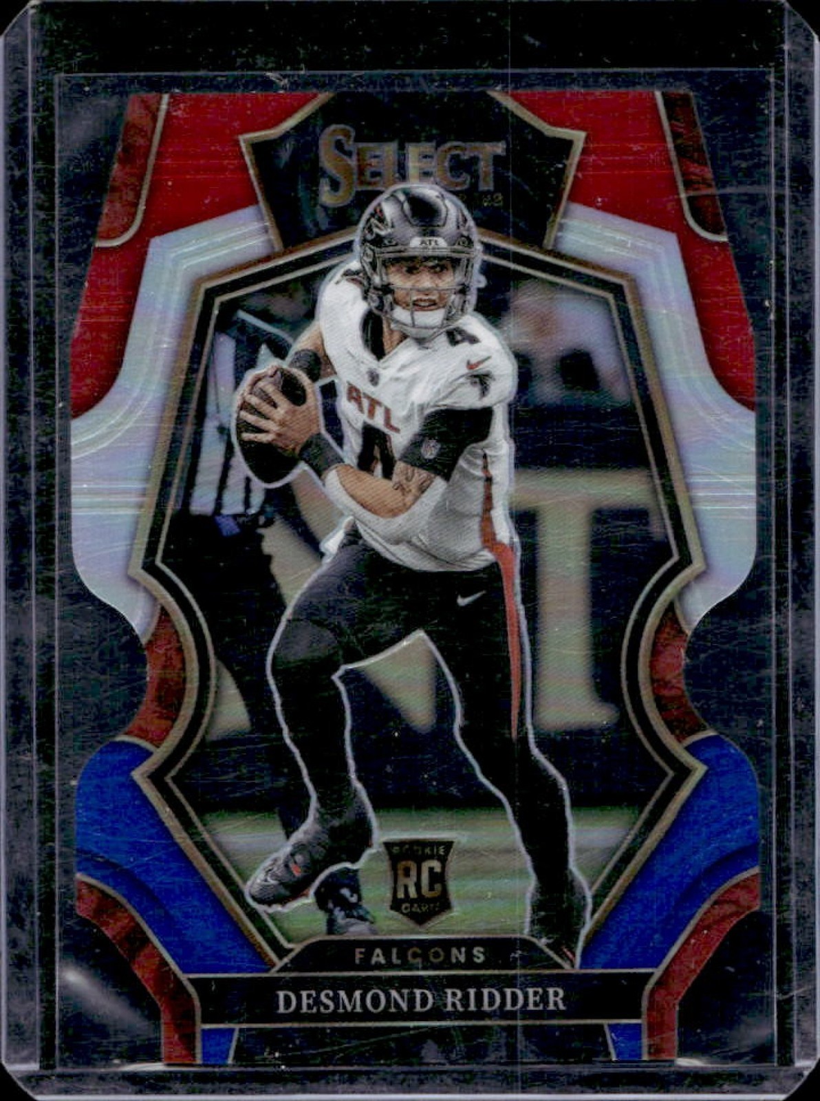 2022 Select Desmond Ridder RC Red and Blue Prizm Die Cut Premier Level #104