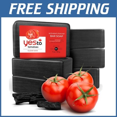 Tomatoes Charcoal Bar Soap with Tomato Extracts &