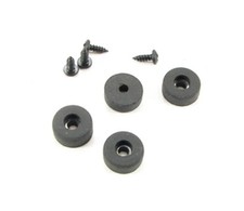 4 PACK PROCRAFT 5/8" x 9/32" Rubber Feet for Amp/Case/Cab w/Screws - F6282