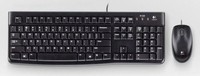 Logitech Desktop MK120 Maus-Tastatur-Set, Kabelgebunden/Usb, Schwarz #1907082