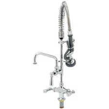 T&S Brass MPY2DCN06 Deck Mount Mini PreRinse with 6 in Addon Faucet