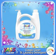 Yass Clean 5L Non-Bio Laundry Detergent, 110 Washes, Gentle & Tough on Stains 5.46 per litre