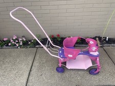 Vintage Taylor  Swift  Tot Baby Stroller Walker Pink / Purple Custom Painted 