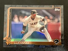 2025 Topps MARCO LUCIANO Spring Training Black 1/1 - Giants Yankees SP SSP