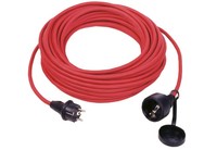 WeingäRtner Gummi-VerläNgerung 230 V, Rot, 10M