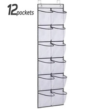 Hanging Shoe Rack Organizer over the Door Shoe Organizer 12/14 Large Breathable 