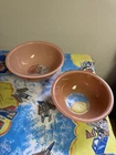 Pyrex "AUTUMN RAINBOW" Color Clear Bottom Nesting Mixing Bowls 2.5L #325 & 323