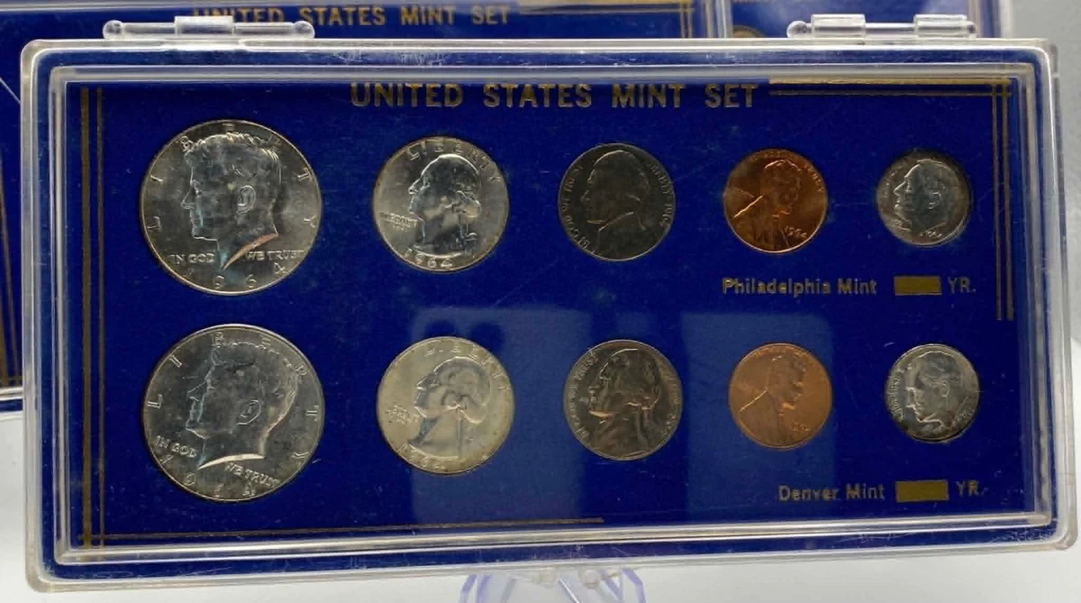 Uncirculated Philadelphia 1964 US Coin Mint Sets for sale | eBay