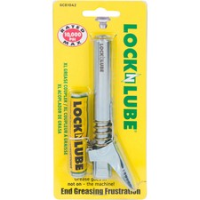 LockNLube Extended Grease Coupler Grease - Locks on for Hands Free Operation