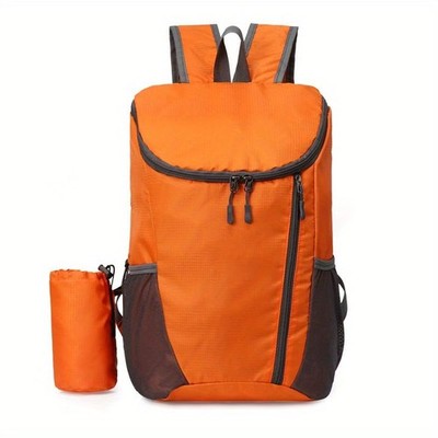 Waterproof Lightweight Hiking Backpack, Foldable Outdoor Travel Daypack