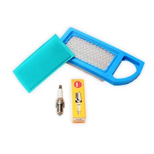 Service for Briggs & Stratton Air Filter + BCPR5ES Powerbuilt OHV,I/C Ohv 7,8-10