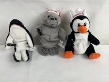 Vintage 1990's Coca-Cola Coke Plush Set of 3 New With Tags