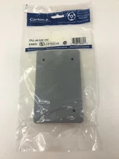 CARLON E980C Single Gang Blank cover Noncorrosive Gray Plastic NIP