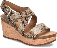 Women's Sofft Haddison Taupe Snake Size 7.5 Medium New In Box Save Big