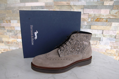 Harmont Blaine 45 Stivaletti Budapest Lacci Scarpe Beige