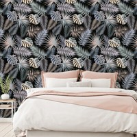 10M Vlies Tapeten Rollen Wohnzimmer Palmen Monstera BläTter Exotisch Xxl 3805