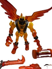 Rare Xevoz Hyperfurries Inferno Fury Action Figure Stikfas Hasbro Toy