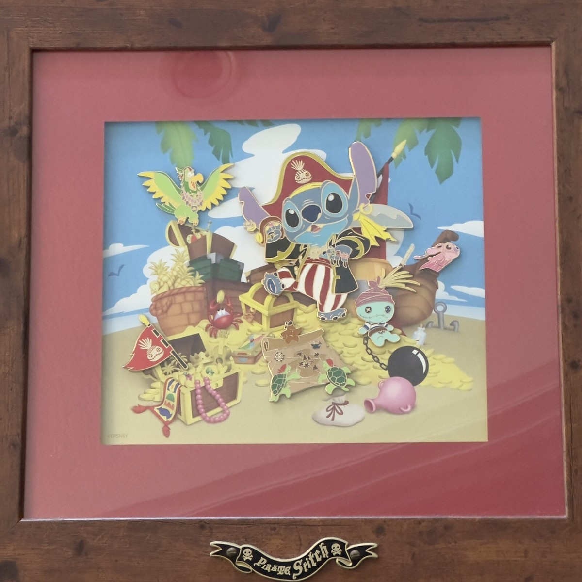 Disney - ひじ♥ JAPAN DISNEY STORE LE 200 STITCH PIRATE FRAMED 6 PIN SET
